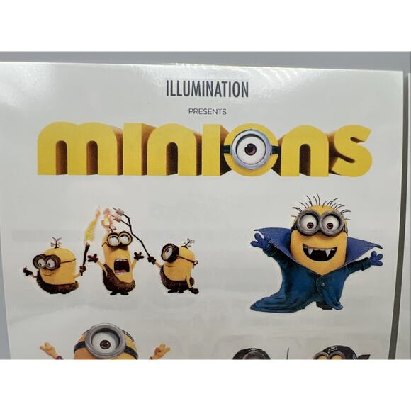 Illumination Minions United Kingdom Temporary Tattoo 6 Sheets Of Tattoos Gru - Picture 3 of 10